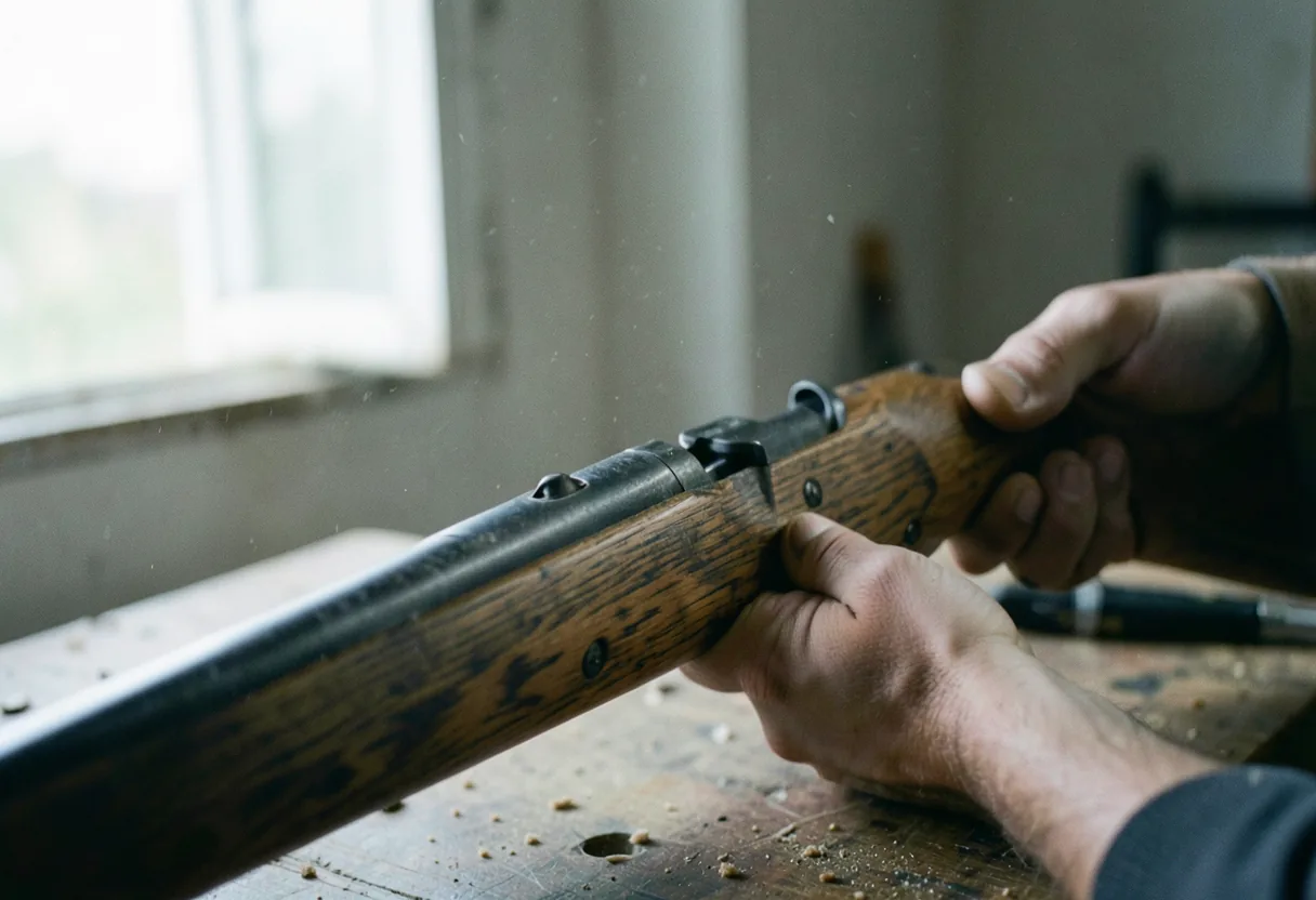 Air Rifle Stock Bedding Methods
